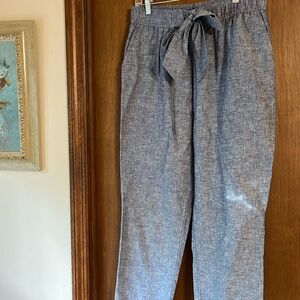 Zara high waisted pants denim size large